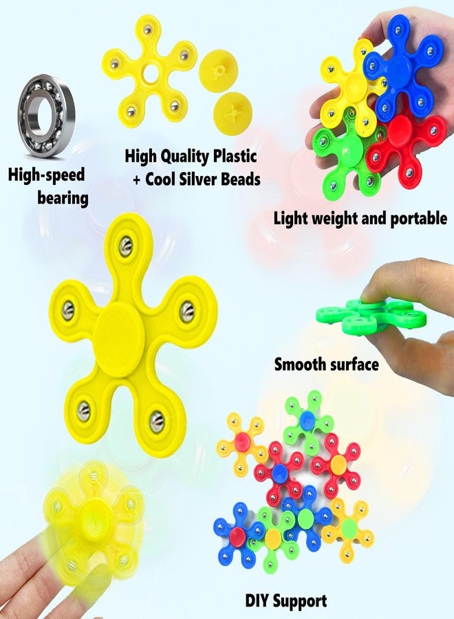 TGIQROVE 32PCS High Speed Fidget Spinners Bulk - Quiet Bearing Stress Relief Toys for Kids & Adults, Party Favors, Classroom Prizes, Birthday Goodie Bag Fillers & Stocking Stuffers - Image 3